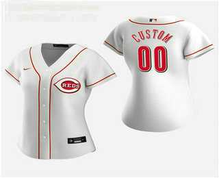 Women Customized Cincinnati Reds 2020 White Home Nike Jersey,We sell and wholesale Women Customized Cincinnati Reds 2020 White Home Nike Jersey on line form chian!